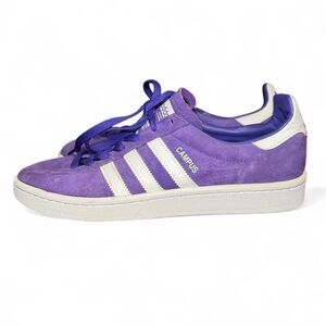 Adidas Campus Men’s Size 9 Purple Suede Low Top Sneakers Casual Retro BZ0075